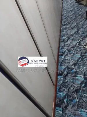 Quality Blue Plush Wall to Wall Carpet