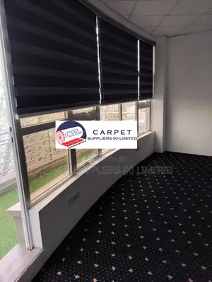 Plush Blue Office Wall to Wall Carpet
