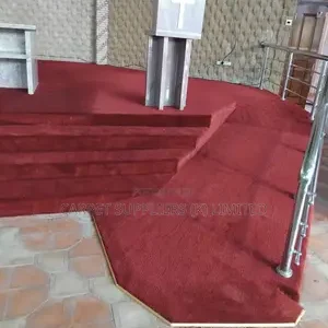 Fitted Maroon Carpet Altar Carpet